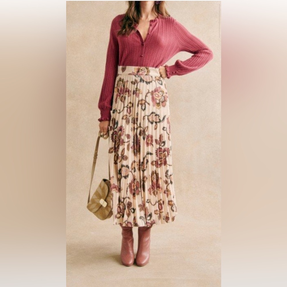 Sézane Dune Skirt- Print/ Merveille